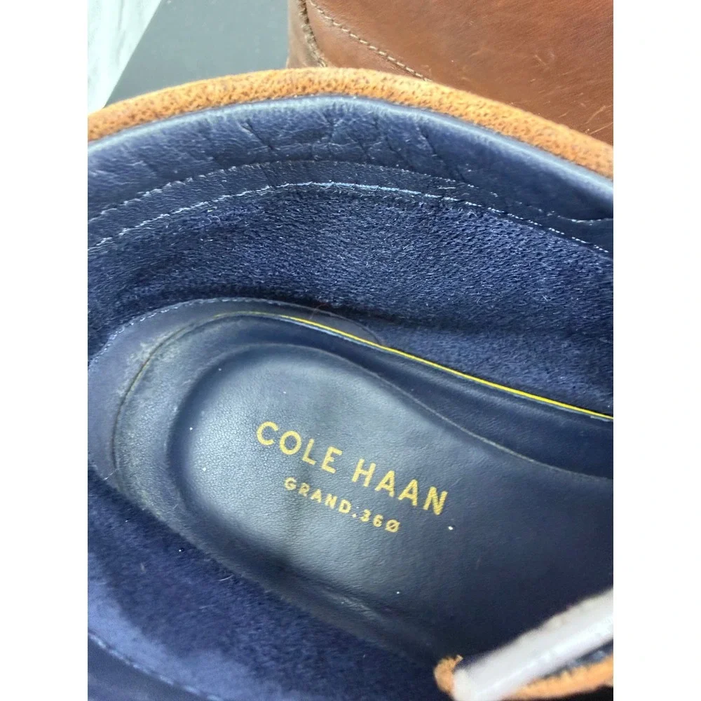 Cole Haan Ripley Grand Chukka Boots Mens 9.5 Brown Leather Lug Sole C28335